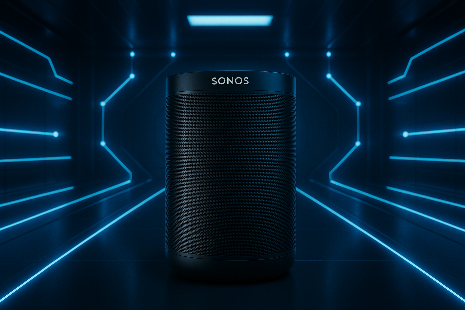 Sonos speakers and app controlling multi-room audio